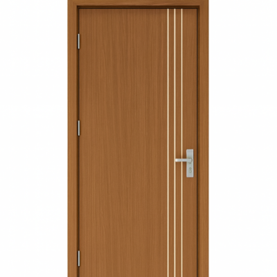 Cửa nhựa composite Tokyodoor chỉ nhôm dọc cnd16